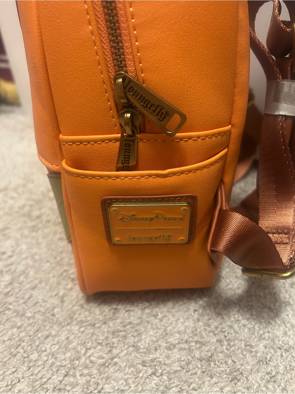 Disney Orange Chick Floral Accent Mini Backpack - Picture 3 of 3